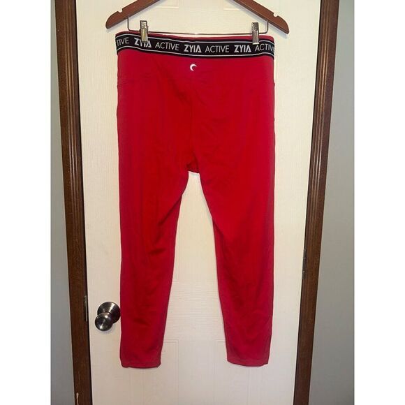 NWOT Zyia Red Banded Luxe Rendezvous Legging 7/8 24" Size 14-16 - Picture 5 of 13